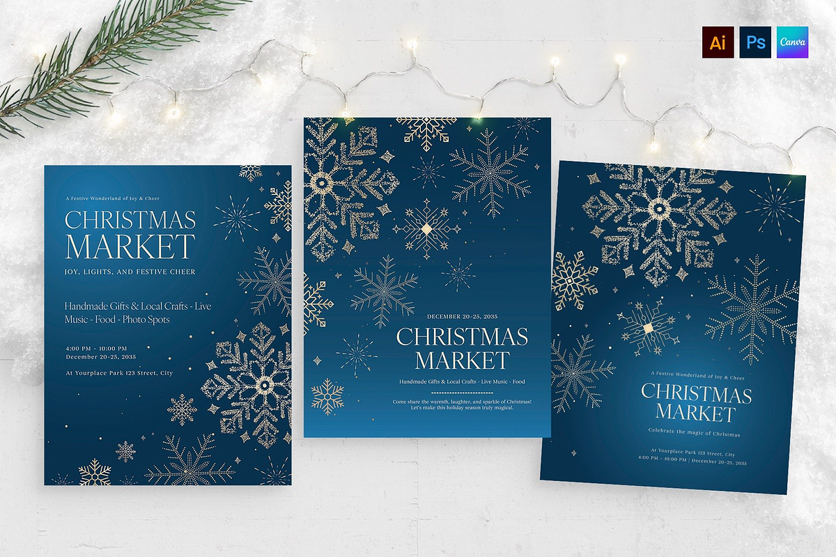 Christmas Flyer Template preview 2