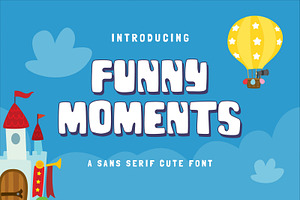 Funny Moments A Fun Chungky Font