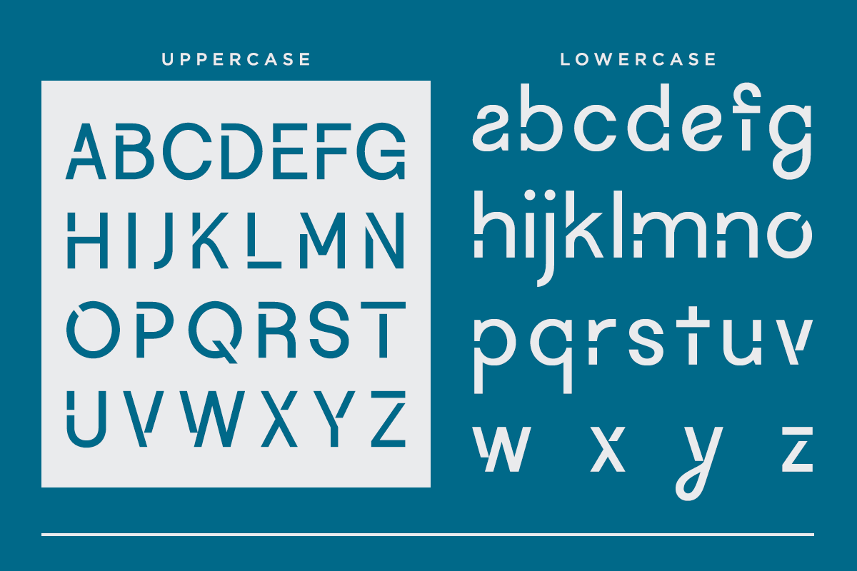 Glanzyo - Modern Stencil Font, a Font by RagamKata (Photo 8 of 10)