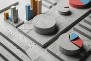 Concrete infographics, a Finance Illustration by Handmadefont (Thumbnail 3 of 11)