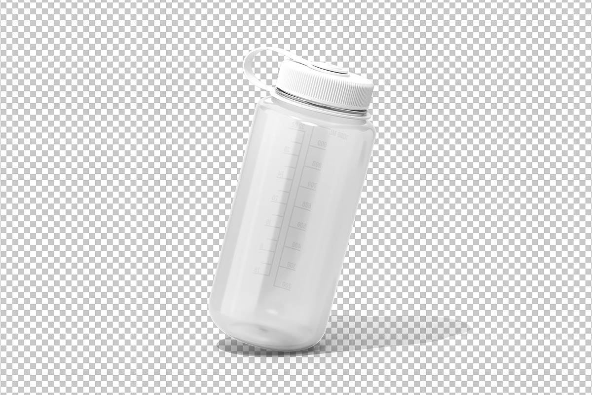 Wide Mouth Water Bottle Mockup, a Packaging Mockup by Akebareee (Photo 3 of 3)