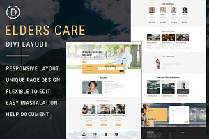 Elder Care - Divi Child Theme Layout