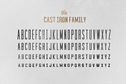 Cast Iron Family, a Font by Hustle Supply Co. (Thumbnail 3 of 9)