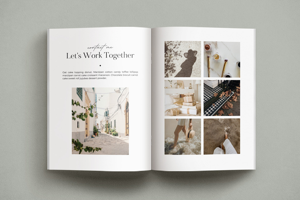 Megan CANVA Media Kit, a Magazine Template by Gillian Sarah (Photo 4 of 10)