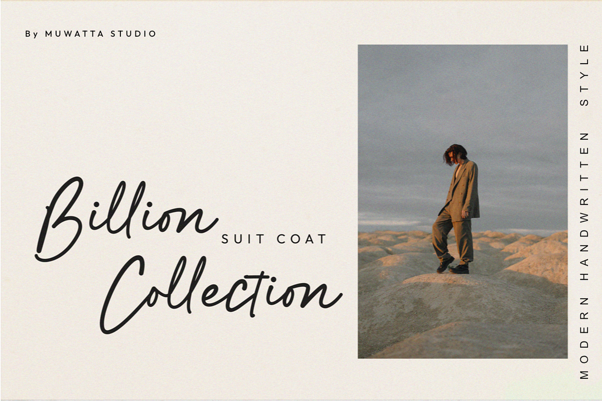 Saffron Handwritten Script Font, a Handwritten Font by Muwatta Studio (Photo 3 of 8)