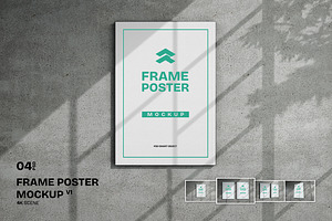 Frame Poster - Mockup, a Mockup by Rometheme Std