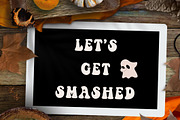 Crow and ghost - Groovy font, a Handwritten Font by Sk designs (Thumbnail 7 of 8)