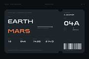 Orvane - Geometric Space Typeface, a Sans Serif Font by HipFonts (Thumbnail 7 of 17)