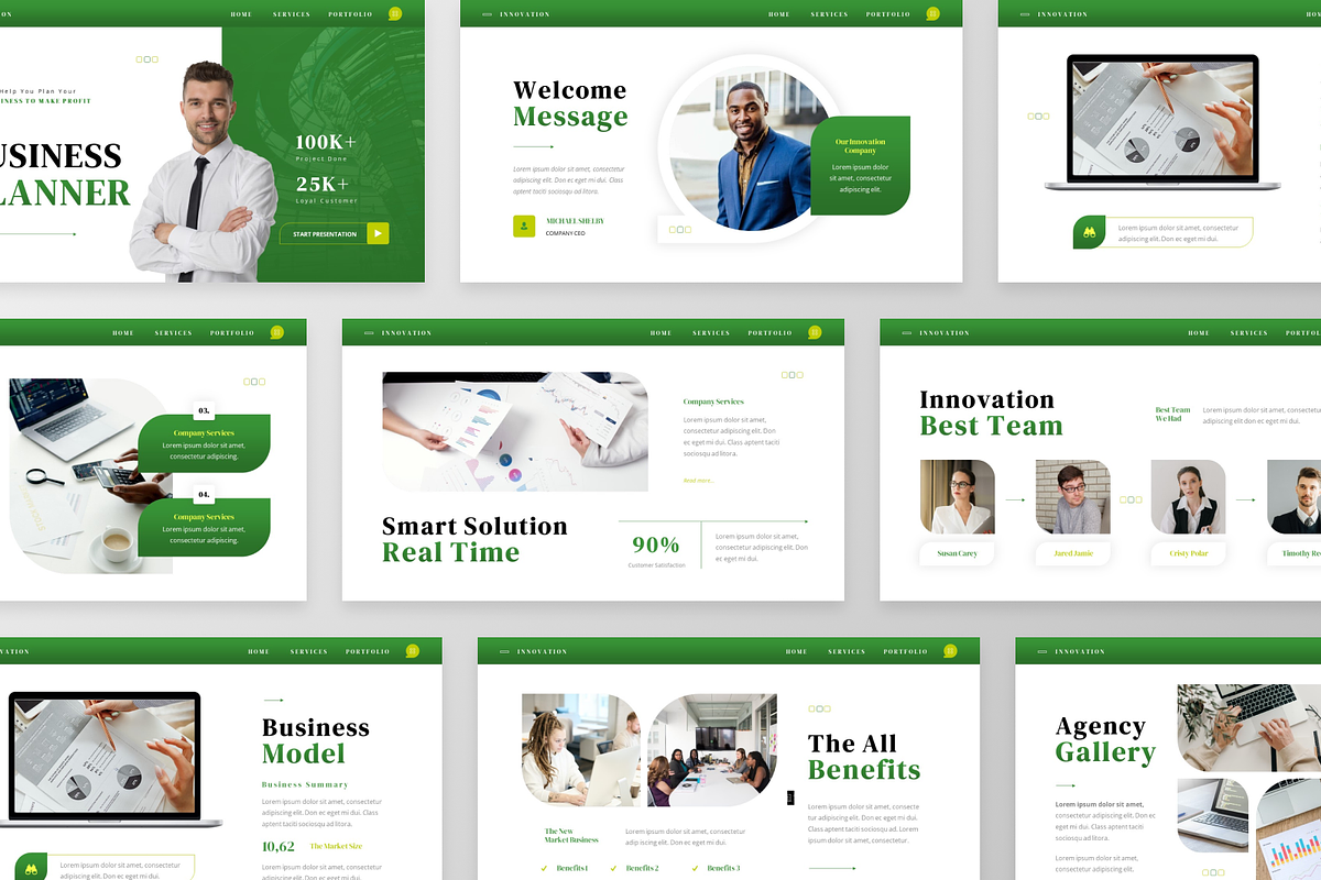Innovation - Business Plan Keynote, a Presentation Template by GraphauseProject (Photo 6 of 6)