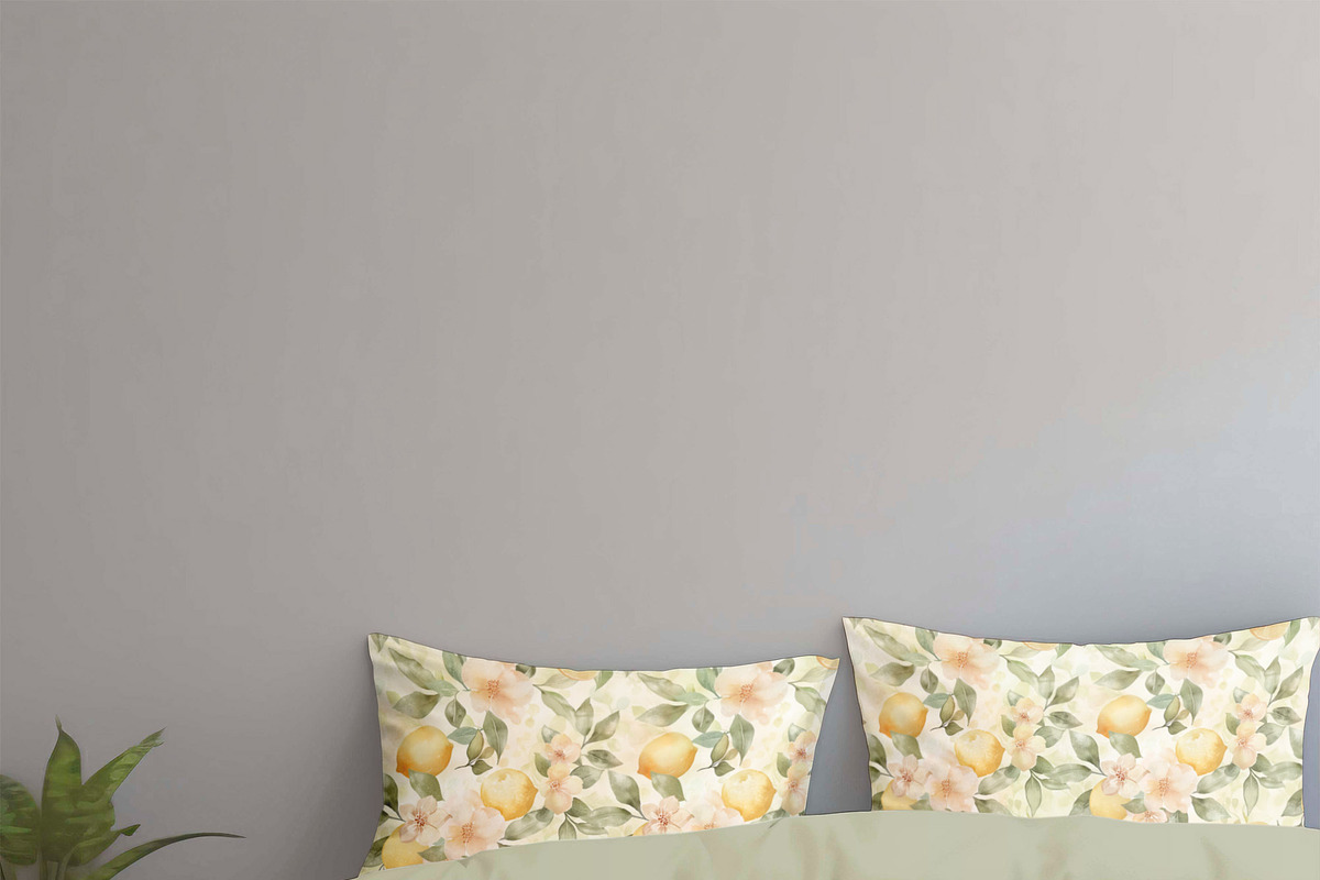LEMONS & FLOWERS Seamless Pattern, a Pattern Graphic by AYAKA Studio Co. (Photo 9 of 9)