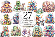 Cute Dragon PNG Clipart Baby., an Animal Illustration by KennedyStudio (Thumbnail 1 of 5)