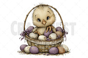 Whimsical Easter Animals Clipart, an Illustration by Craft Nest (Thumbnail 9 of 12)