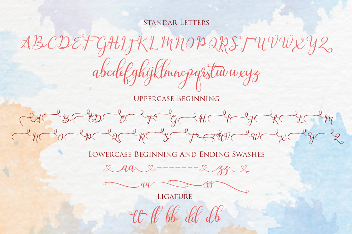 Birthday Script, a Script Font by ALIVECREATIVE (Photo 5 of 7)
