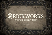 Brickworks Vintage Serif Font, a Serif Font by UICreative (Thumbnail 1 of 12)