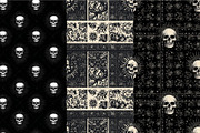 12 Dead Bandana Seamless Patterns, a Pattern Graphic by Inknfolly (Thumbnail 3 of 7)