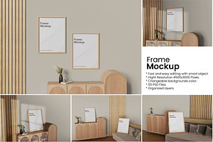 Frame Mockup, a Product Mockup by Indah
