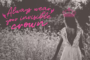 Girly Feminine Script Font, a Script Font by pixelcolours (Thumbnail 5 of 6)