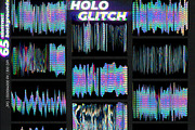 Holographic Glitch. 3D Backgrounds, a Texture Graphic by Julie&Taily (Thumbnail 2 of 19)