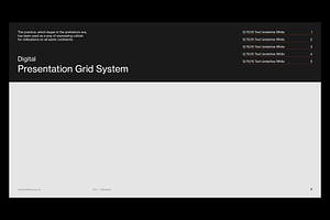 Digital Presentation Grid System