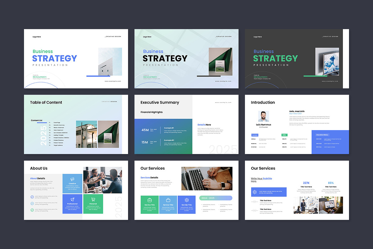 Business Strategy Presentation preview 2