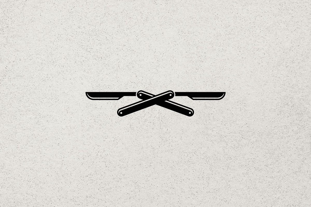 Straight Razor Barber Logo, a Branding & Logo Template by Luxury Logos (Photo 4 of 4)