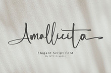 Amallicita - Elegant Script Font