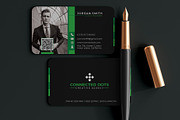 Modern Corporate Business Card, a Business Card Template by Saman Osama (Thumbnail 4 of 5)