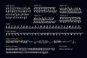 Frizzy vintage font, a Symbol Font by Gleb Guralnyk (Thumbnail 7 of 8)