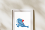 Watercolor Ocean Clipart, an Animal Illustration by Oleksandra Illustrates (Thumbnail 16 of 21)