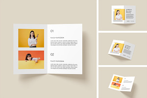 Bi-Fold Brochure Mockup