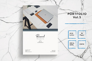 Research Portfolio Template Vol.5