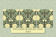 William Morris Style Patterns - Sage, a Pattern Graphic by RachelStudio (Thumbnail 7 of 10)