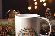 Winter Christmas Village, a Seasonal Illustration by heyiamalice (Thumbnail 5 of 16)