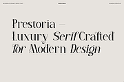 Prestoria Modern Elegant Serif Font, a Serif Font by Muksal Creative (Thumbnail 2 of 11)