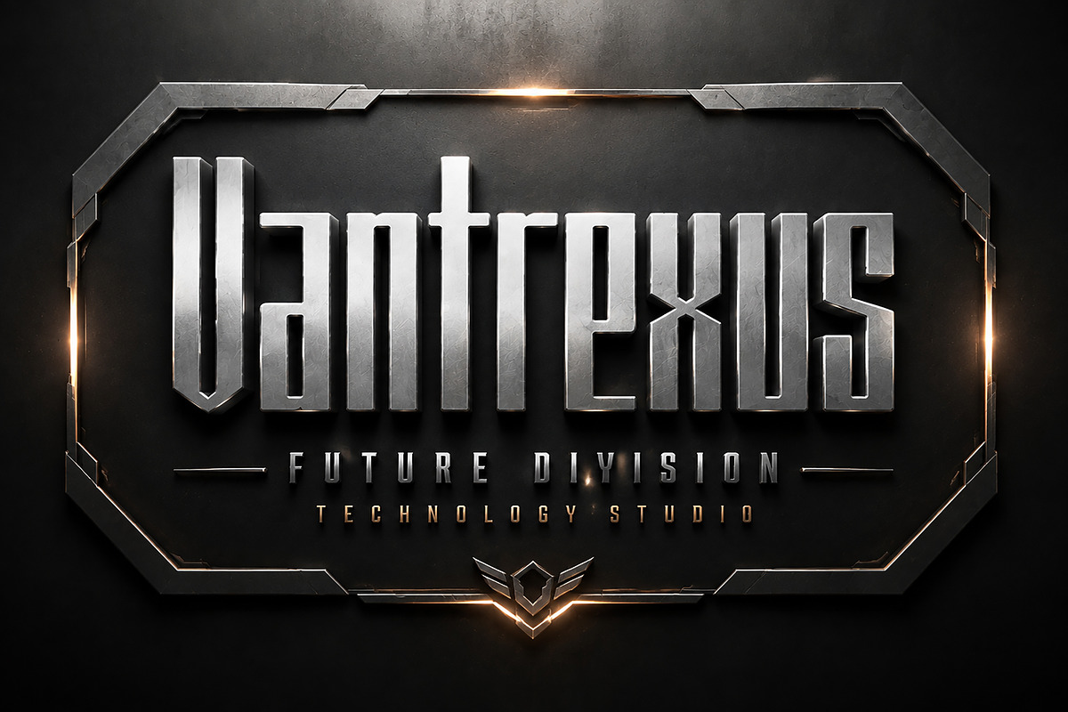 Vantrexus – Display Typeface, a Slab Serif Font by Wow Magic (Photo 1 of 4)