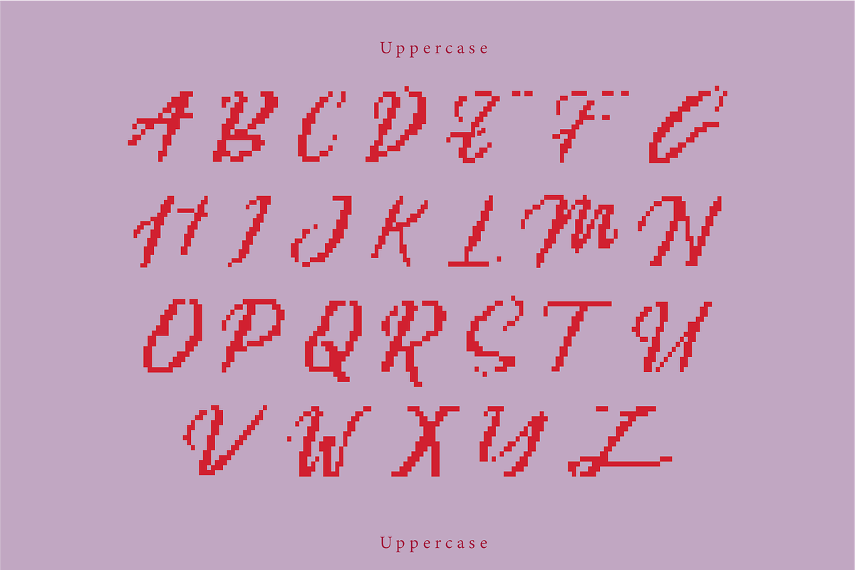 Vostriya | A Embroidery Script Font, a Handwritten Font by Berdansabersama (Photo 2 of 9)