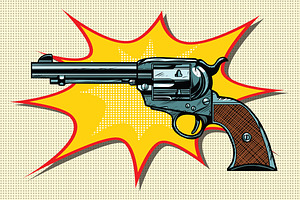 Pop Art Retro Revolver