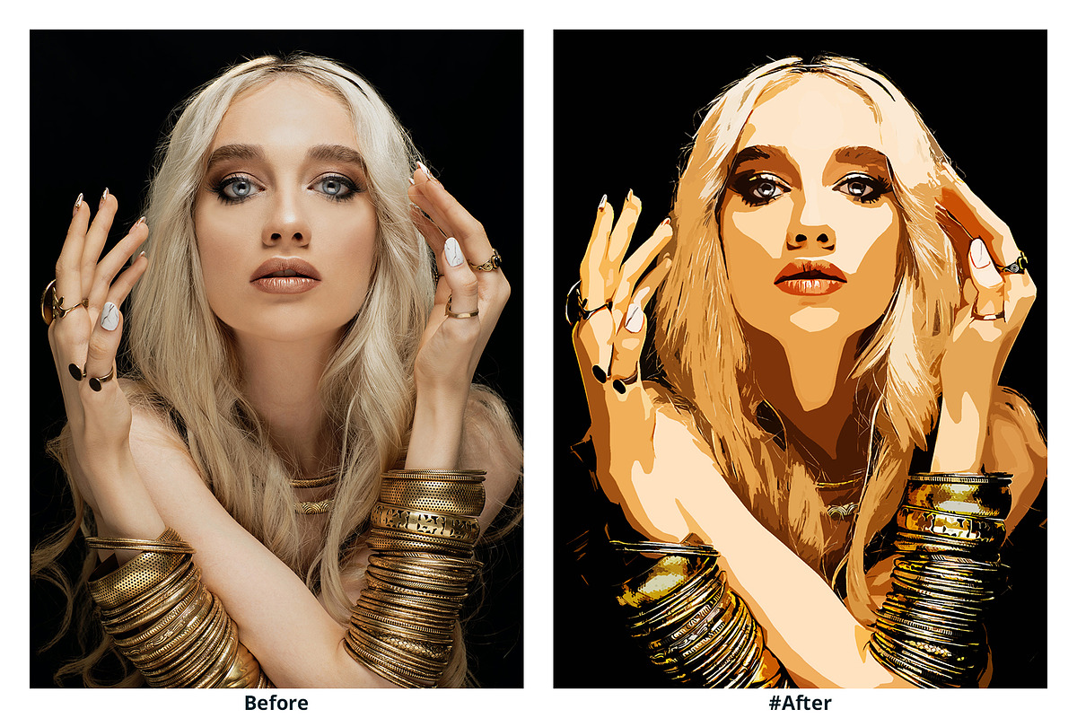 Cartoon Style Photoshop Action, an Action Add-On by Effect-Hub (Photo 9 of 10)