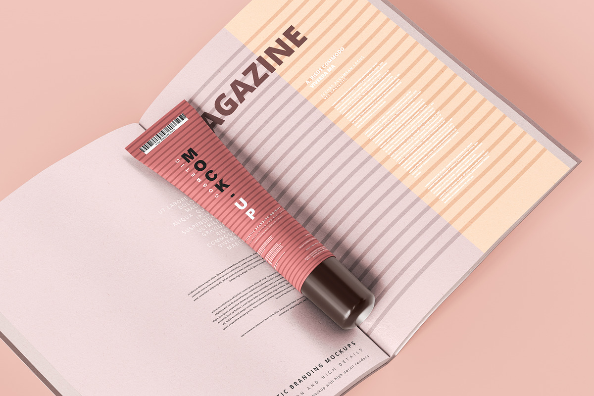 Cosmetic Tube Mockups, a Product Mockup by pmvch (Photo 18 of 25)