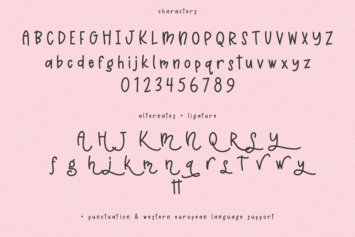 Enchanted Avenue Sans, a Handwritten Font by Beck McCormick (Photo 10 of 10)