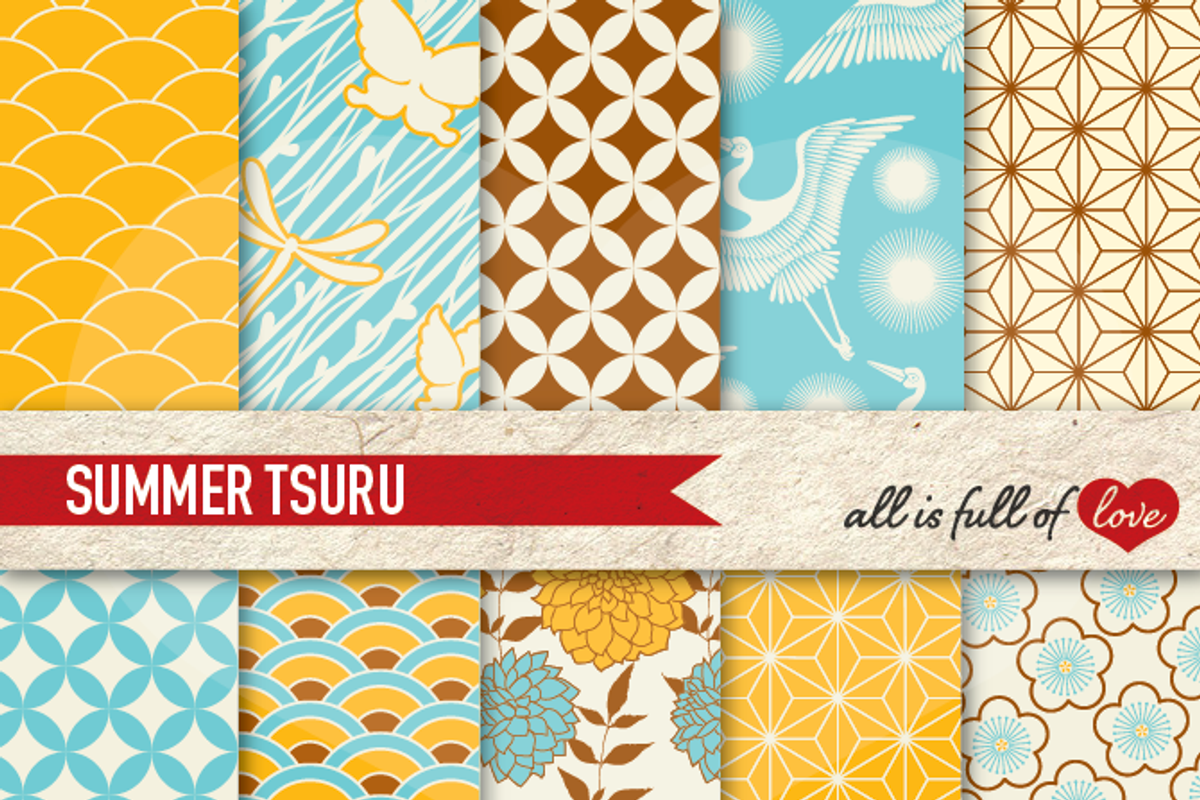 Hot Summer Background Patterns