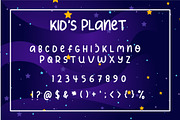 Kid's Planet, a Font by Lythcreative (Thumbnail 7 of 8)