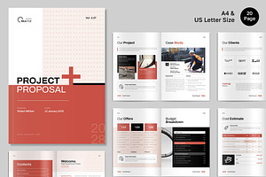 Project Proposal, Canva Template, a Brochure Template by NorthPeak