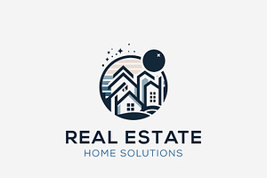 Logo for real estate home solutions