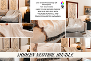 BEST SELLERS BUNDLE - Woven Blanket, a Household Mockup by VisualGrid (Thumbnail 2 of 13)
