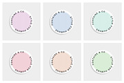Round Product Label, a Stationery Template by Viaduc (Thumbnail 2 of 2)