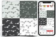 Drone Seamless Pattern Set, a Pattern Graphic by regalDRAW (Thumbnail 2 of 3)