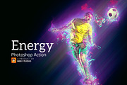 Energy Photoshop Action, an Action Add-On by MRI STUDIO (Thumbnail 1 of 10)