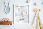 Sky Dreams. Watercolor animals, an Animal Illustration by AlineArtStore (Thumbnail 11 of 12)