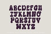 Rainbow Trout Bubble Font, a Handwritten Font by Kellie Jayne Studio (Thumbnail 7 of 10)